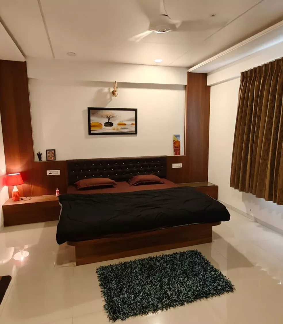 Master bedroom suite at Waje Farm House